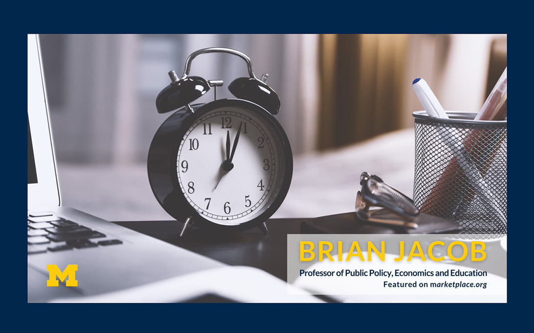 a clock sitting on the table
