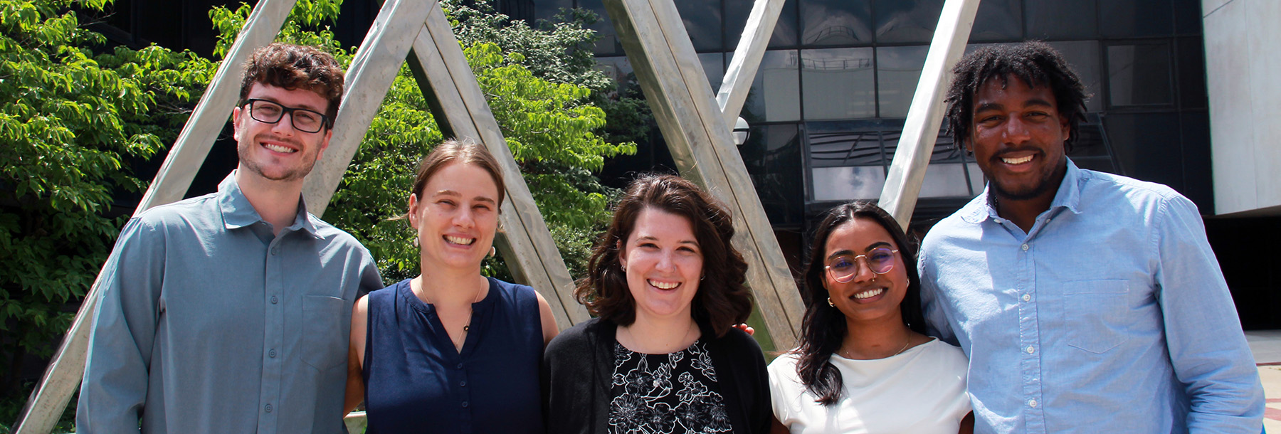 2025 YPL fellow cohort: Dimitri, Sophie, Megan, Pita, and Sam