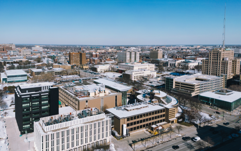 Skyline of Detroit