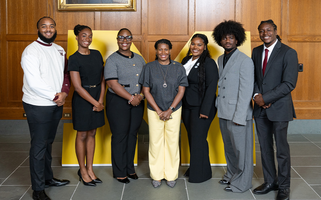 The 2026 ASPIRE cohort with Gerald R. Ford School Dean Celeste Watkins-Hayes
