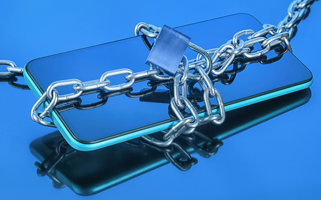 Cellphone is locked away