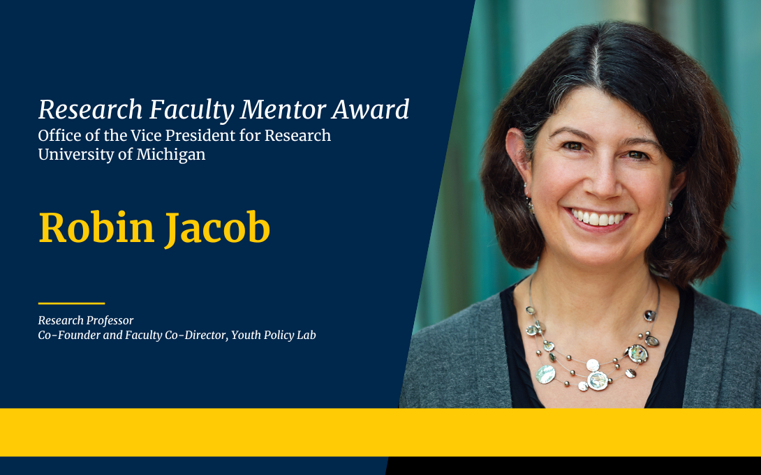 Robin Jacob: Research Faculty Mentor Award Thumbnail